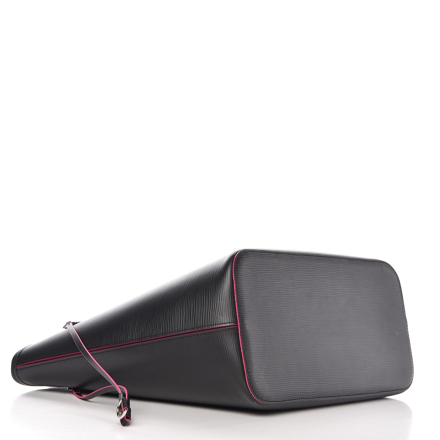 Epi Neverfull MM Black Hot Pink