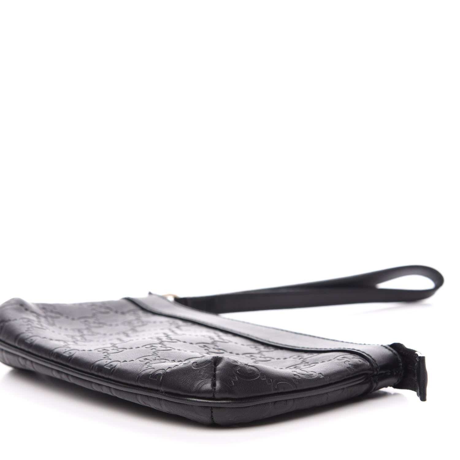 Gucci Guccissima Wristlet Black 9 of 16