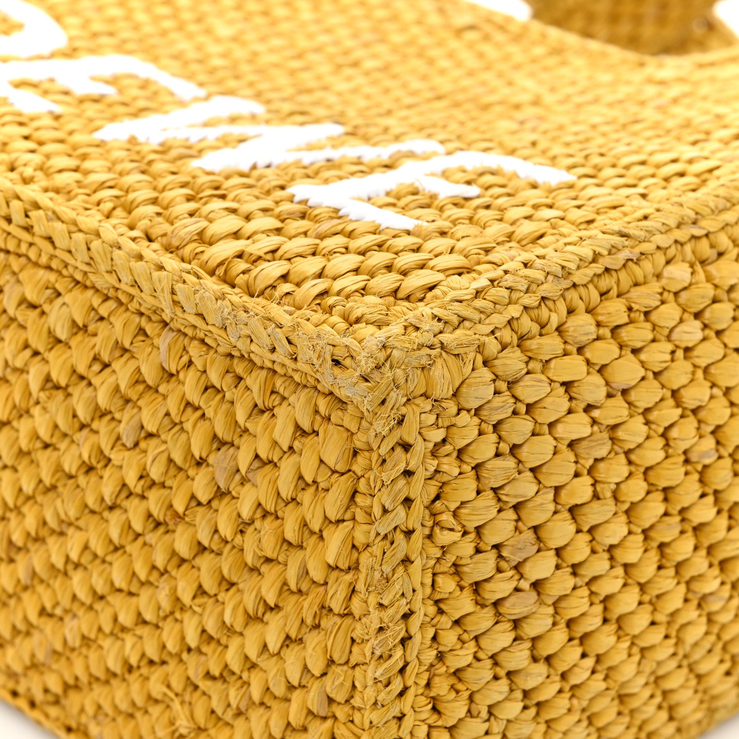 Loewe Raffia Small Paula's Ibiza Logo Tote Ochre 10 of 17