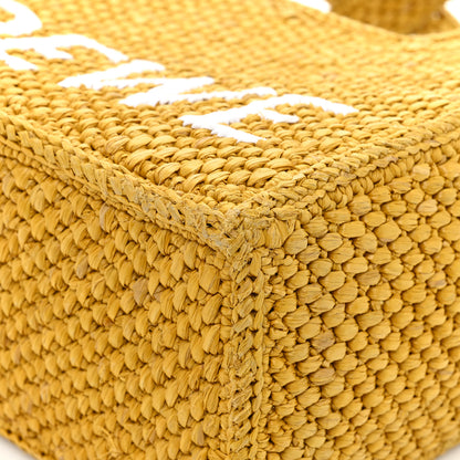 Loewe Raffia Small Paula's Ibiza Logo Tote Ochre 10 of 17