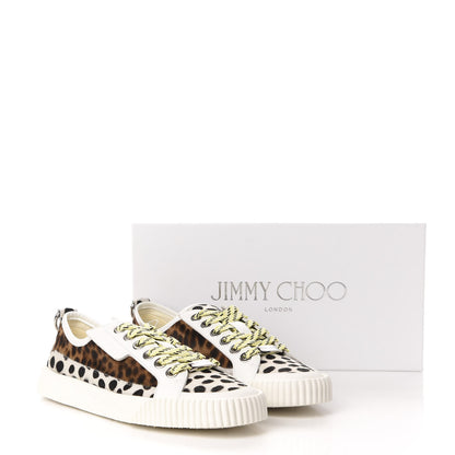Jimmy Choo Pony Hair Impala Low Sneakers 40 Sugar Mix 10 of 10