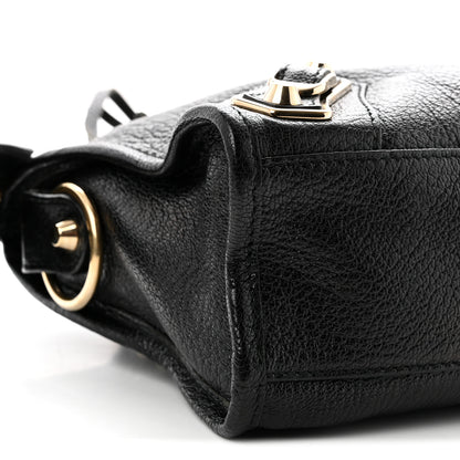 Balenciaga Chevre Gold Metallic Edge Hardware Mini City Black 10 of 11
