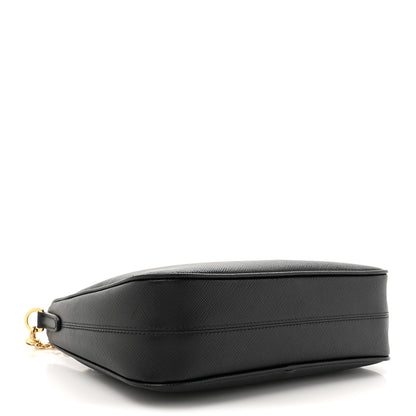 Prada Saffiano Lux Re-Edition 2005 Shoulder Bag Black 4 of 9