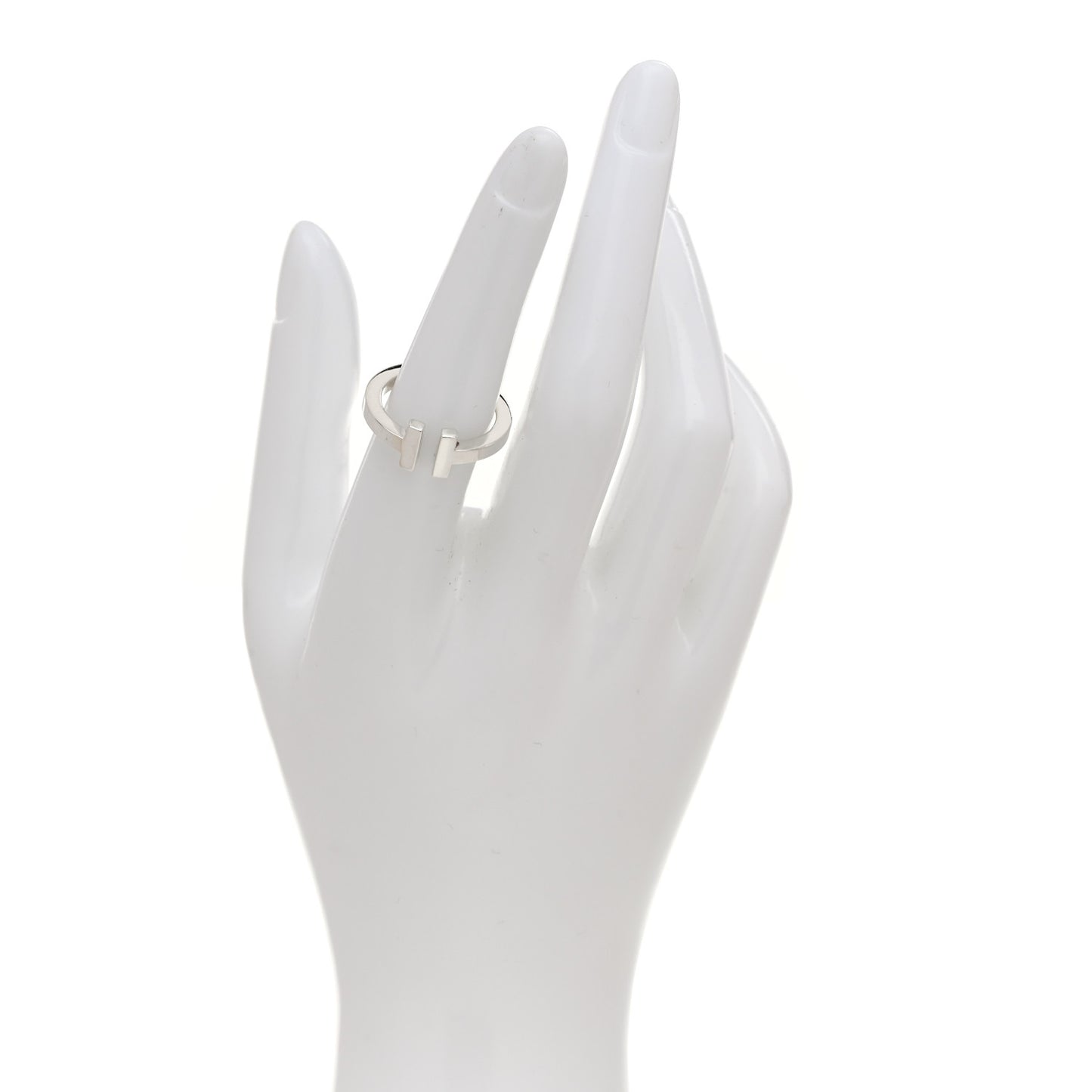 Sterling Silver T Square Ring 53 6.5