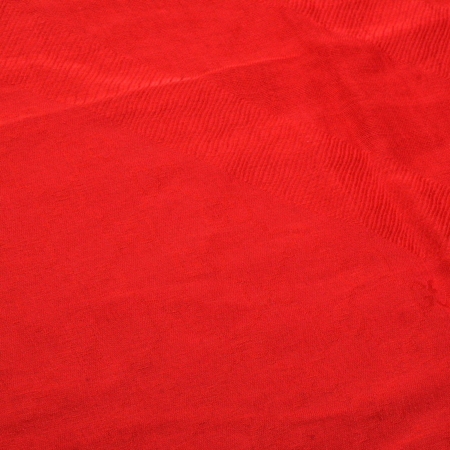 Gucci Modal Cotton Monogram Fringe Square Scarf Red 5 of 6