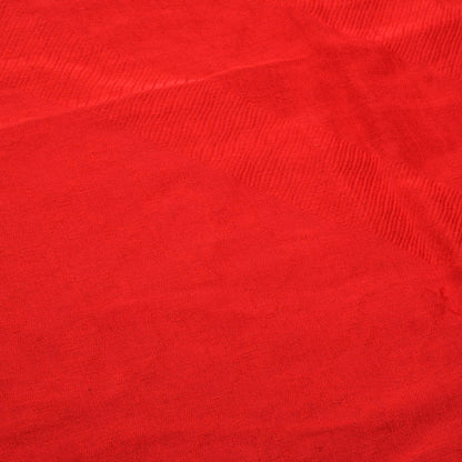 Gucci Modal Cotton Monogram Fringe Square Scarf Red 5 of 6