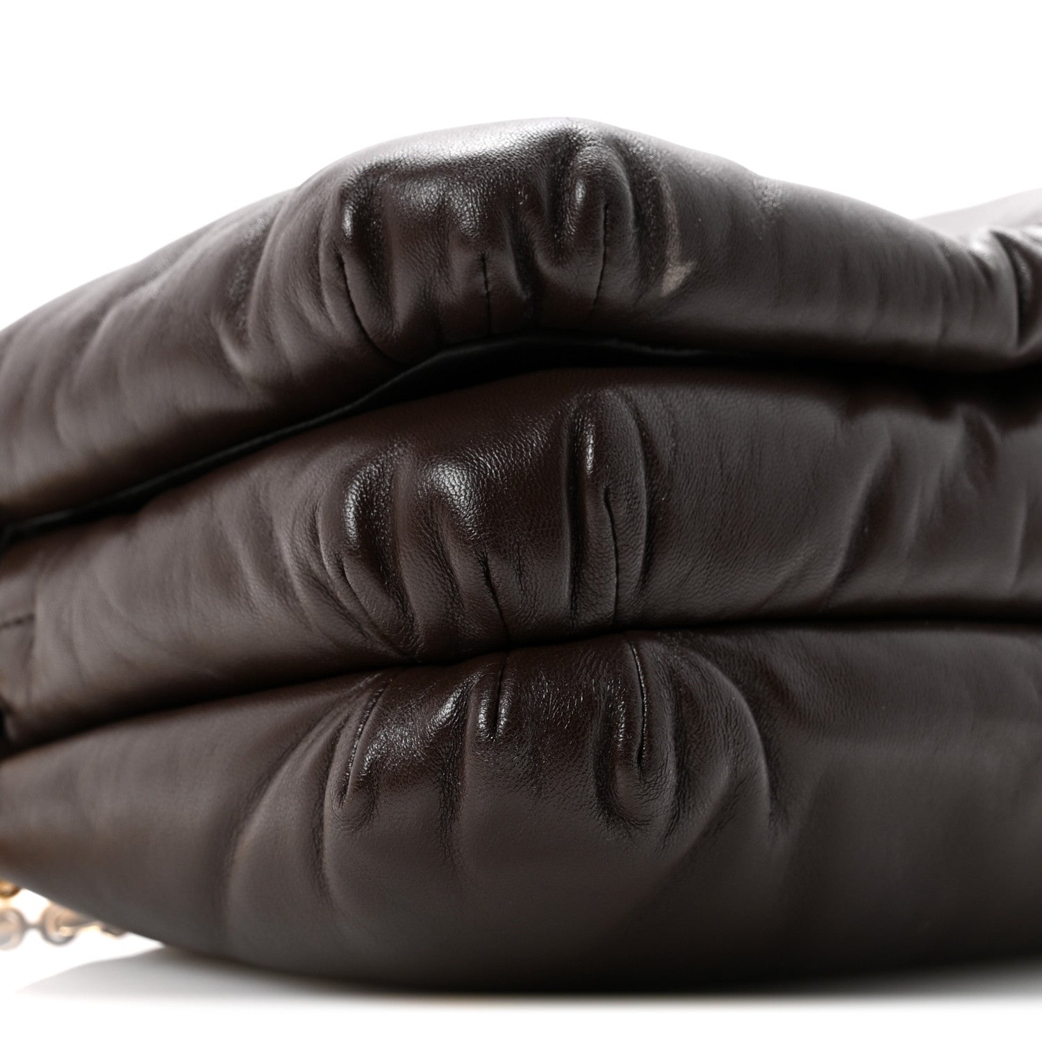 Loewe Lambskin Goya Puffer Bag Dark Chocolate 9 of 10