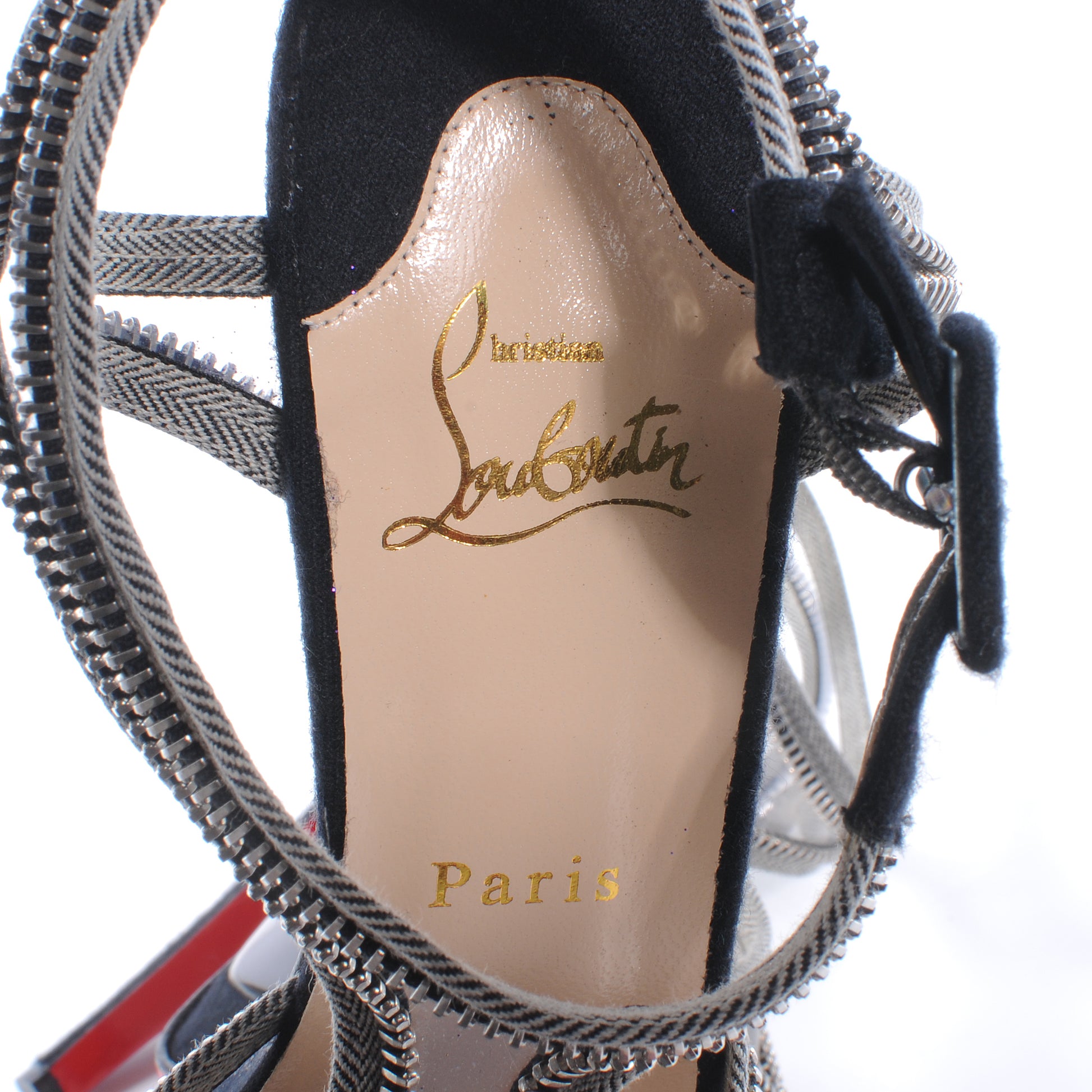 Christian Louboutin Plastic Zipper 120 Heels 39.5 5 of 6