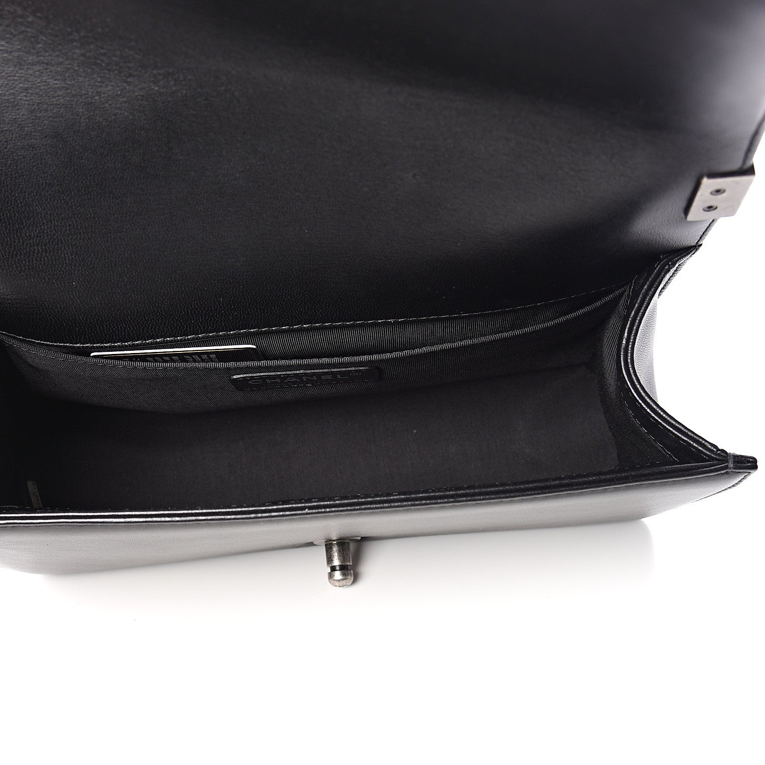 Chanel Lambskin Quilted Medium Boy Flap Black 4 of 10