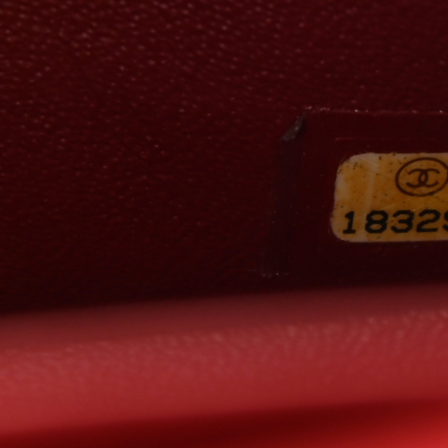 Caviar Quilted Jumbo Double Flap Dark Red