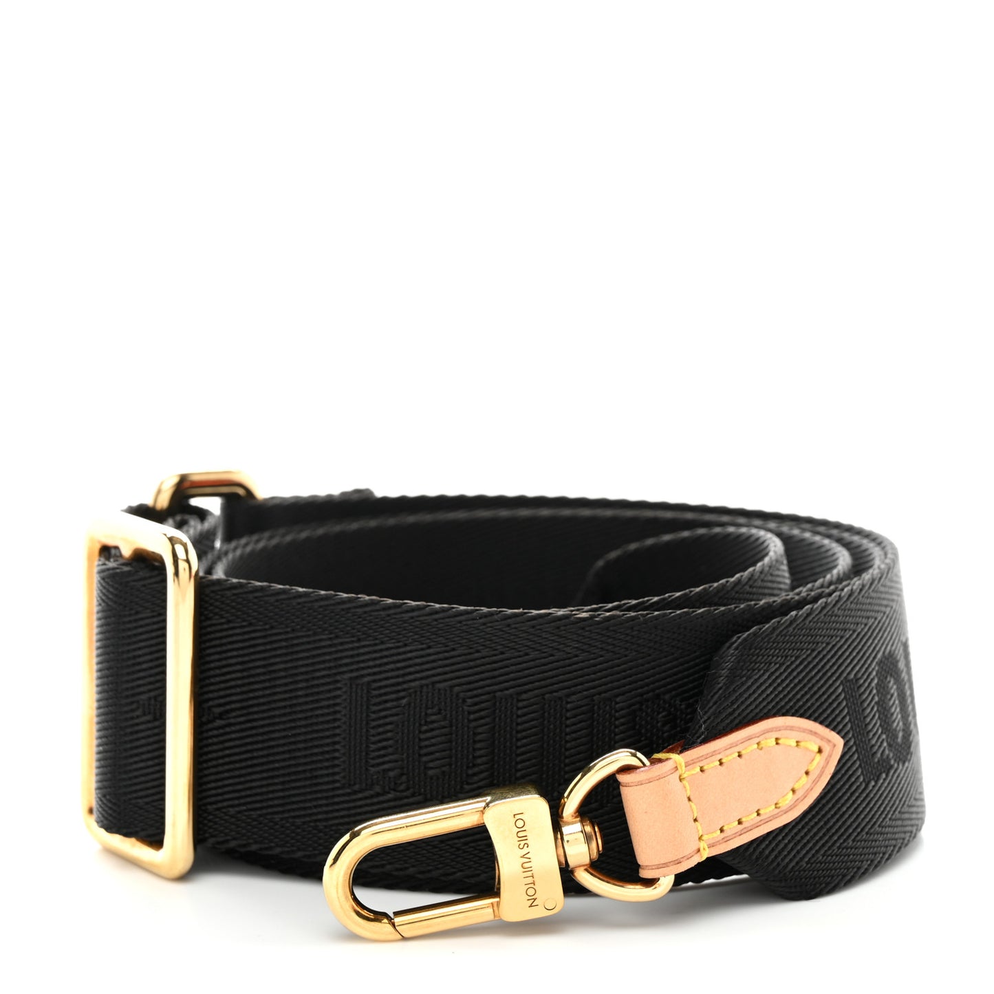 Monogram Multi Pochette Accessories Bandouliere Shoulder Strap Black