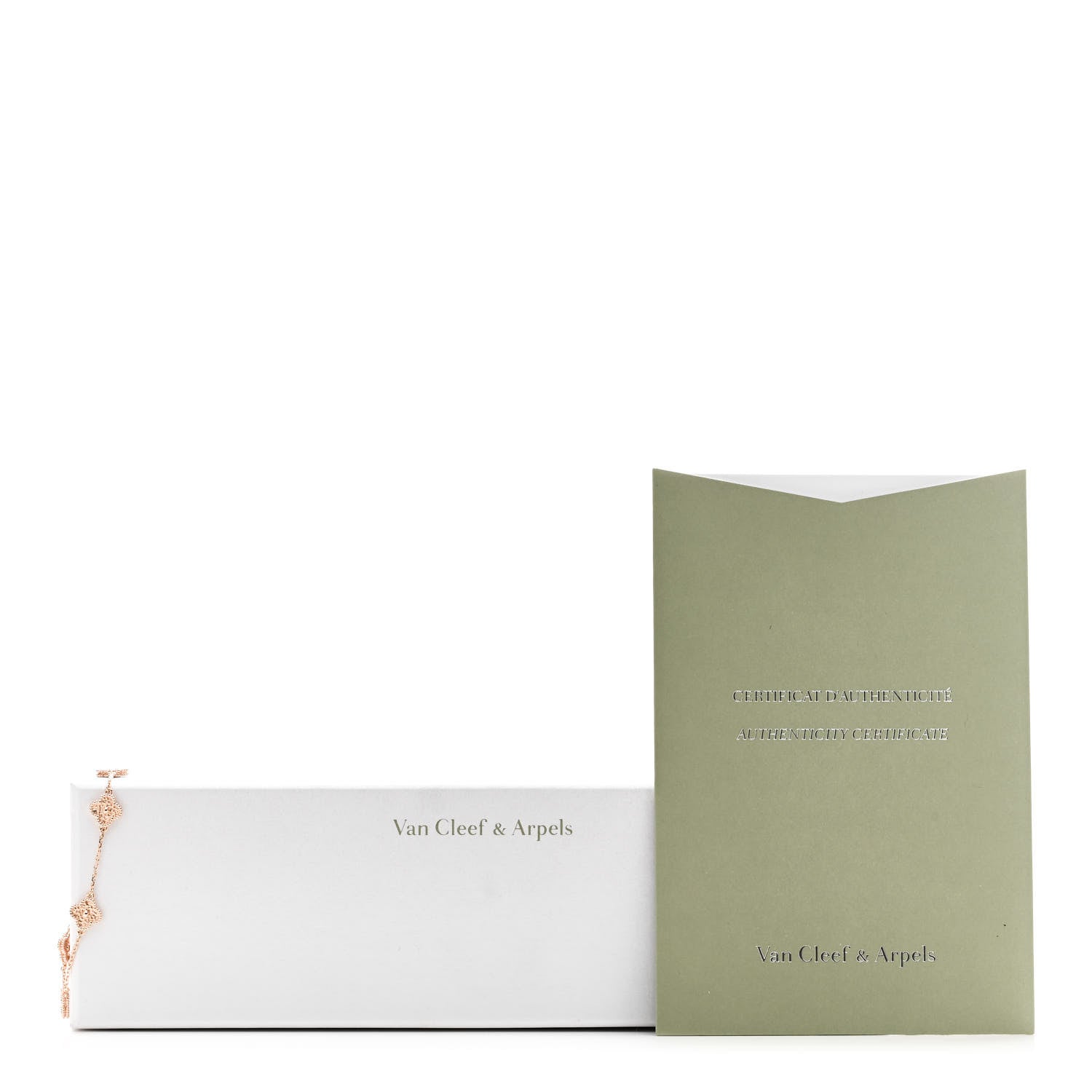 Van Cleef & Arpels 18K Rose Gold 6 Motifs Sweet Alhambra Bracelet 5 of 5