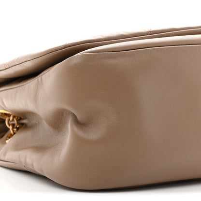Saint Laurent Lambskin Matelasse Monogram Small Jamie 4.3 Taupe 9 of 11