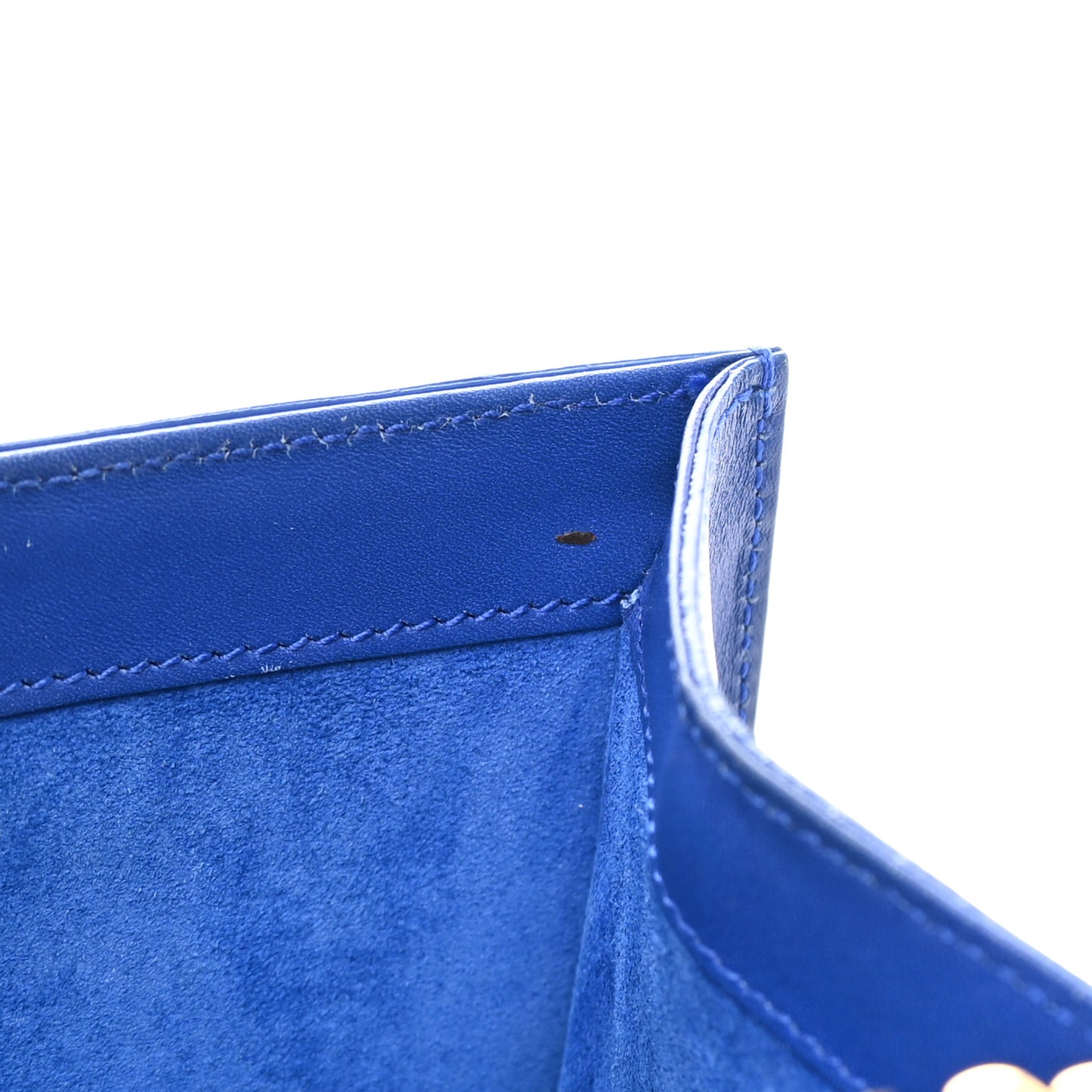 Smooth Calfskin Medium Classic Monogram Kate Tassel Satchel Royal Blue