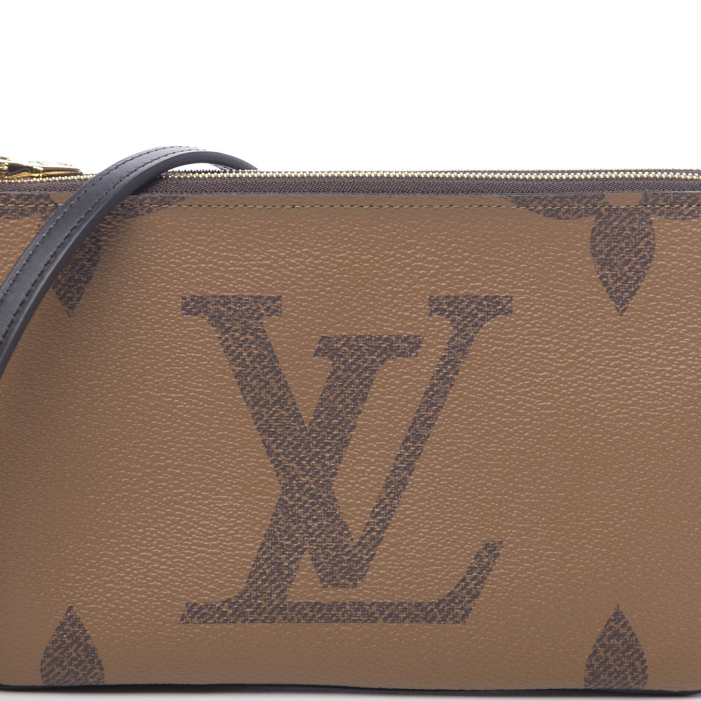 Reverse Monogram Giant Double Zip Pochette