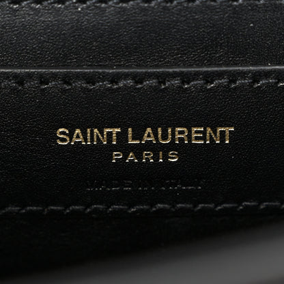 Saint Laurent Smooth Calfskin Medium Classic Monogram Kate Tassel Satchel Black 6 of 11