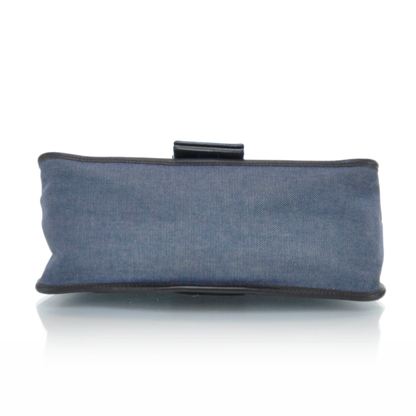 Denim Shoulder Bag Blue Black
