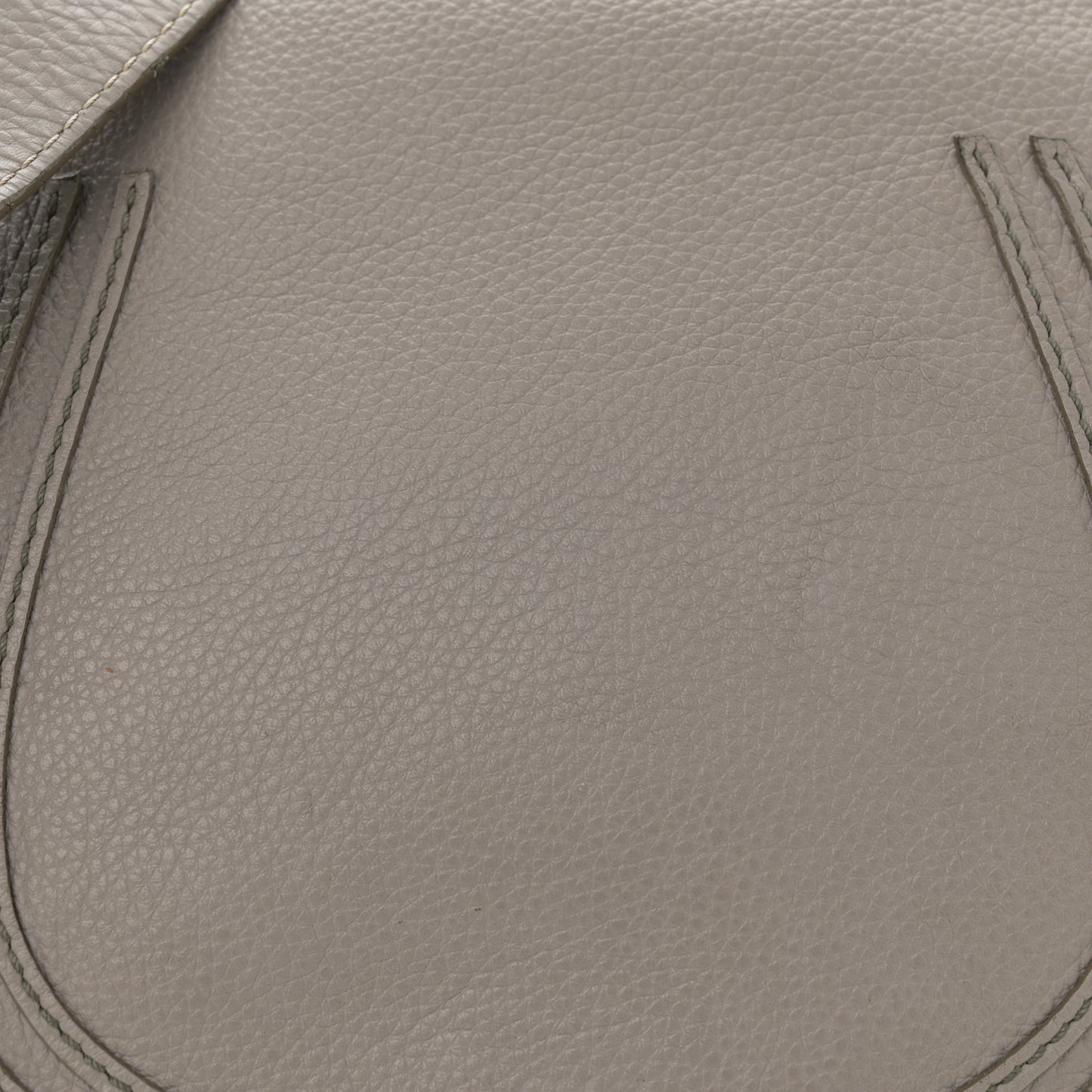 Calfskin Medium Marcie Round Crossbody Bag Cashmere Grey