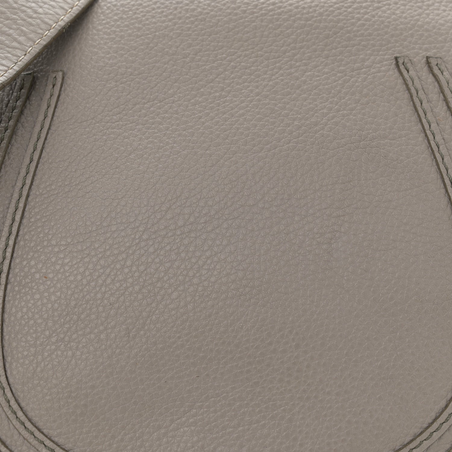 Chloe Calfskin Medium Marcie Round Crossbody Bag Cashmere Grey 8 of 17
