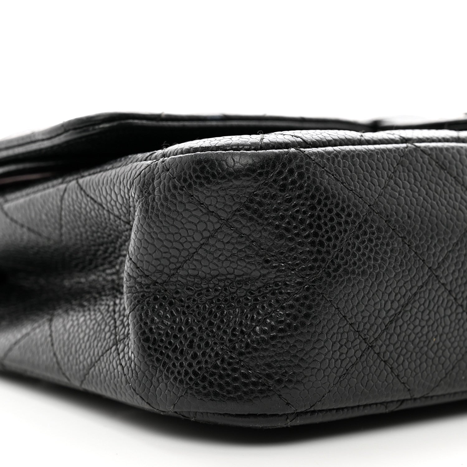 Chanel Caviar Quilted Medium Double Flap Black 10 of 13