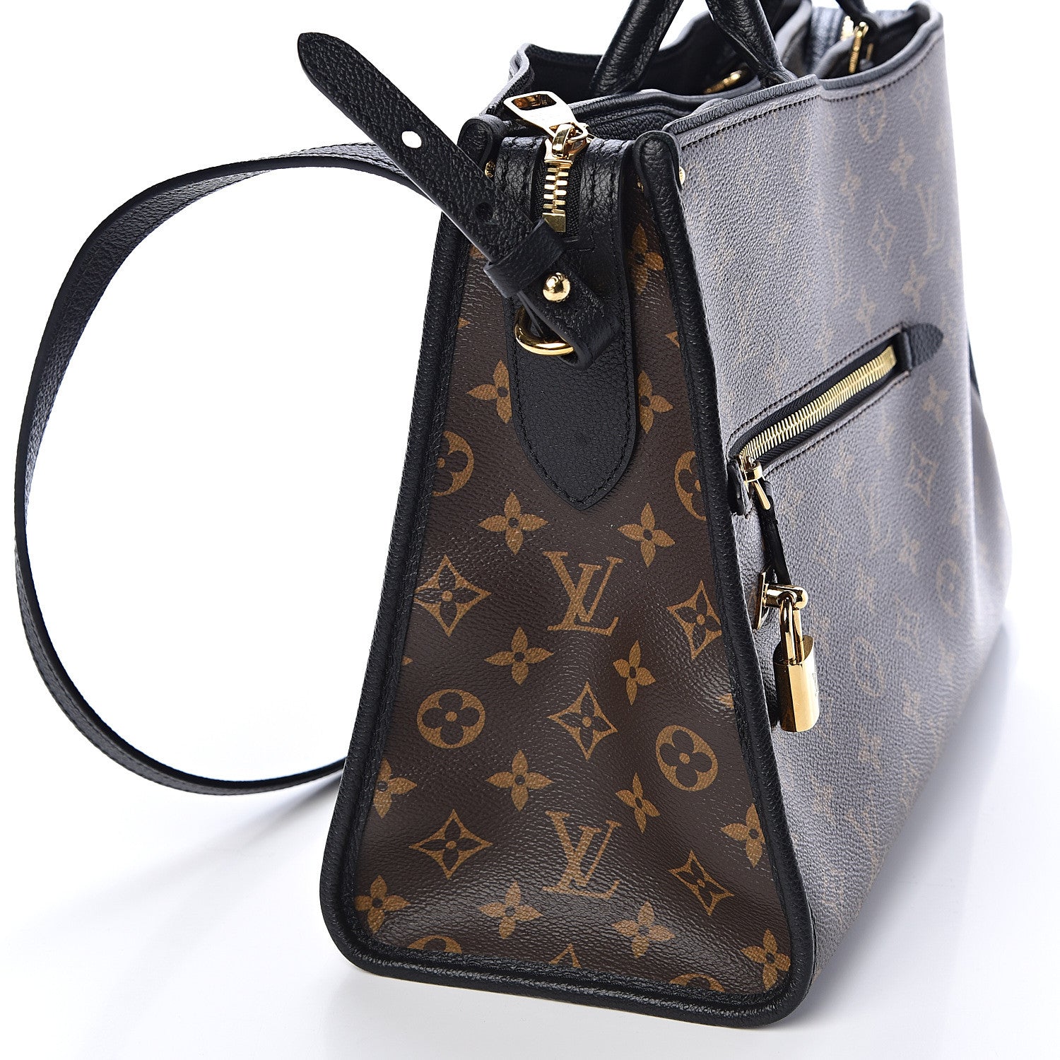 Louis Vuitton Monogram Popincourt MM Black 12 of 13