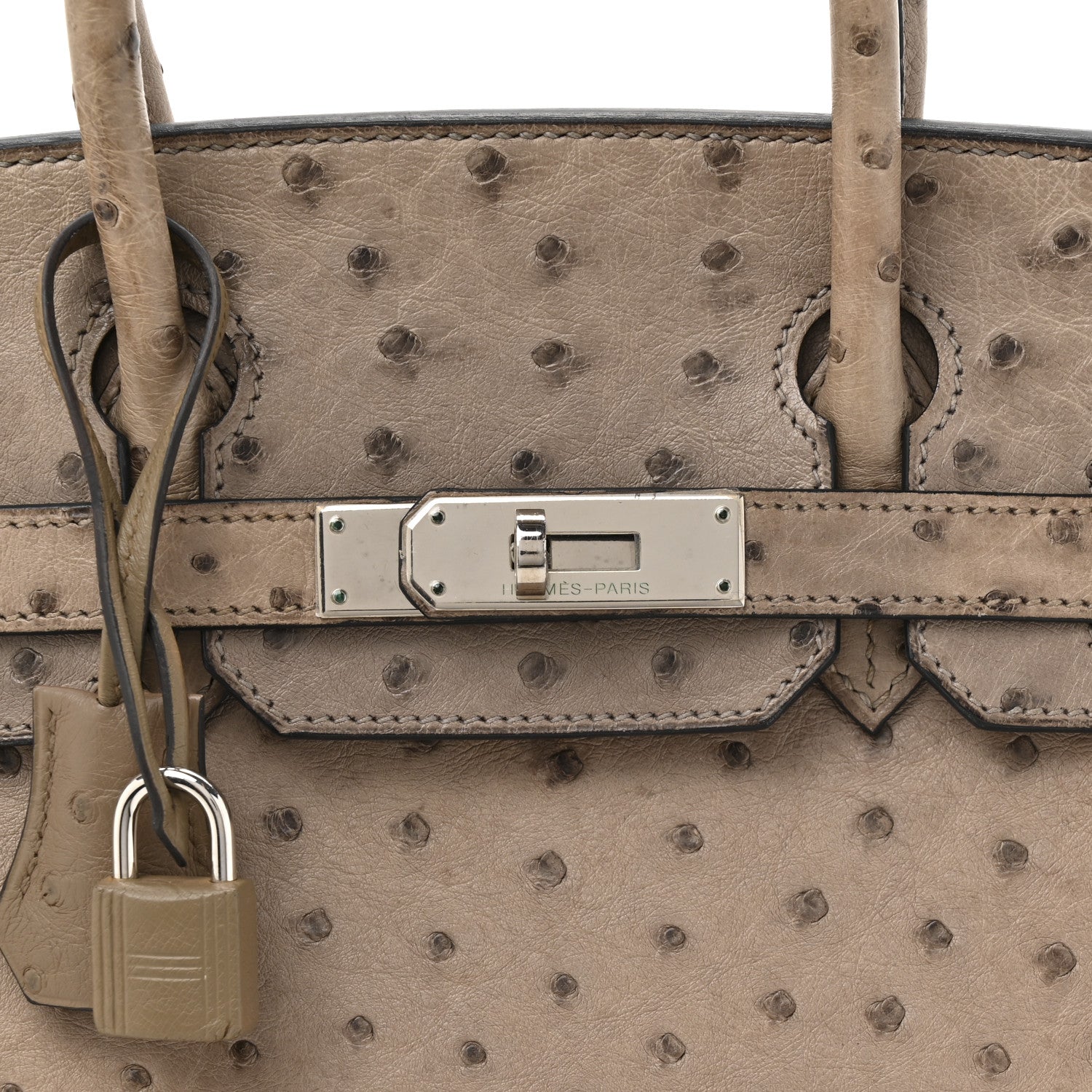 Hermes Ostrich Birkin 30 Mousse 8 of 17