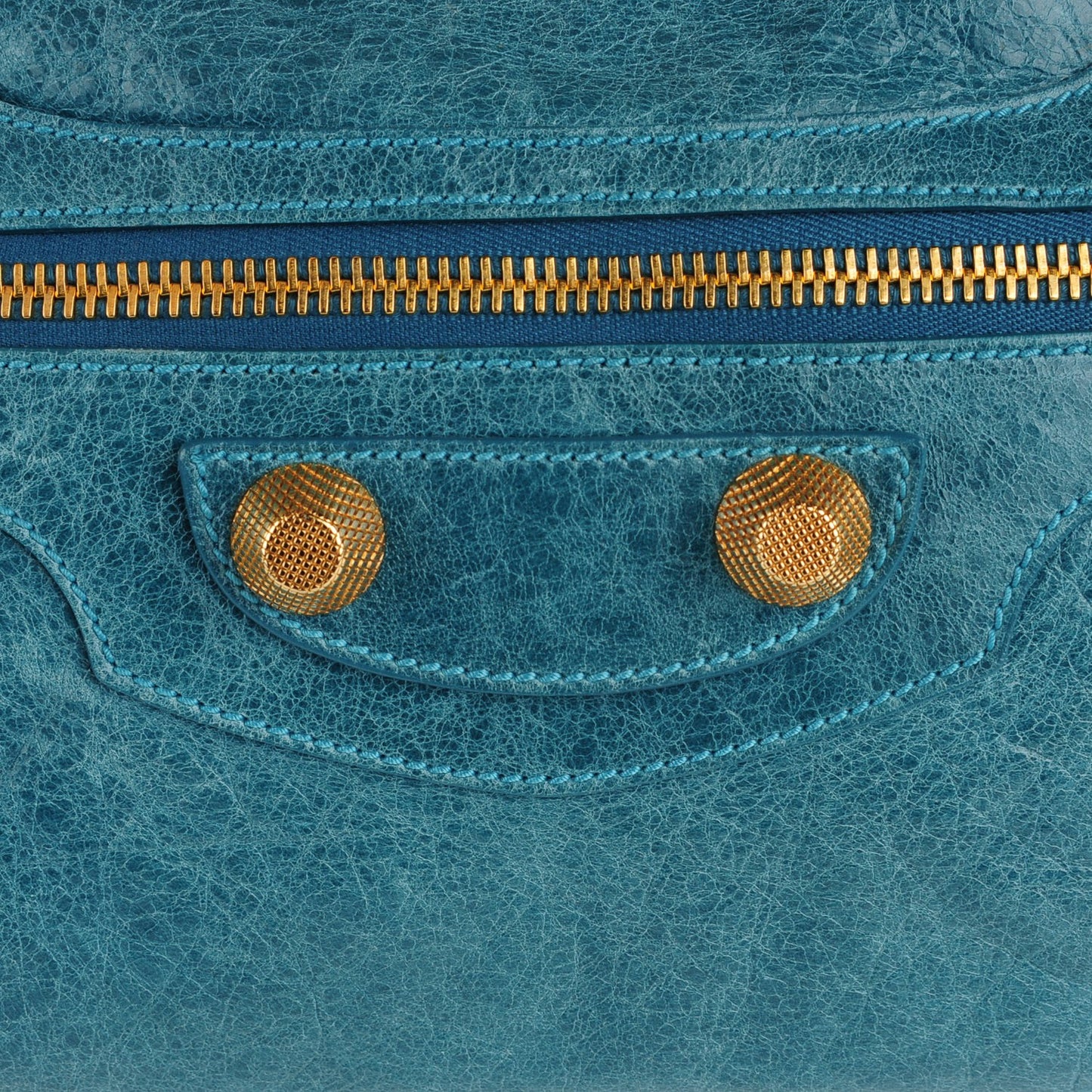 Agneau Giant 21 Gold Hardware City Turquoise