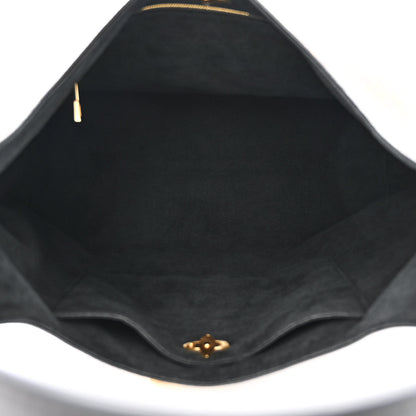 Louis Vuitton Monogram Flower Hobo Black 5 of 10