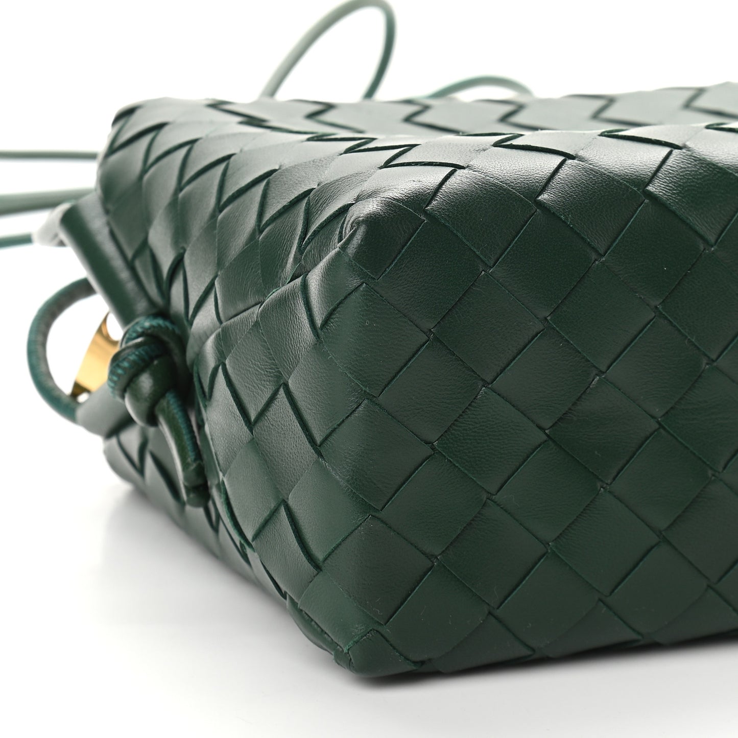 Nappa Intrecciato Small Loop Camera Bag Raintree