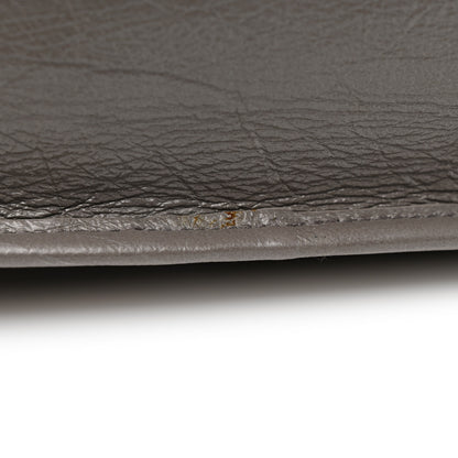 Saint Laurent Crinkled Calfskin Matelasse Monogram Large Niki Chain Satchel Fog 14 of 15