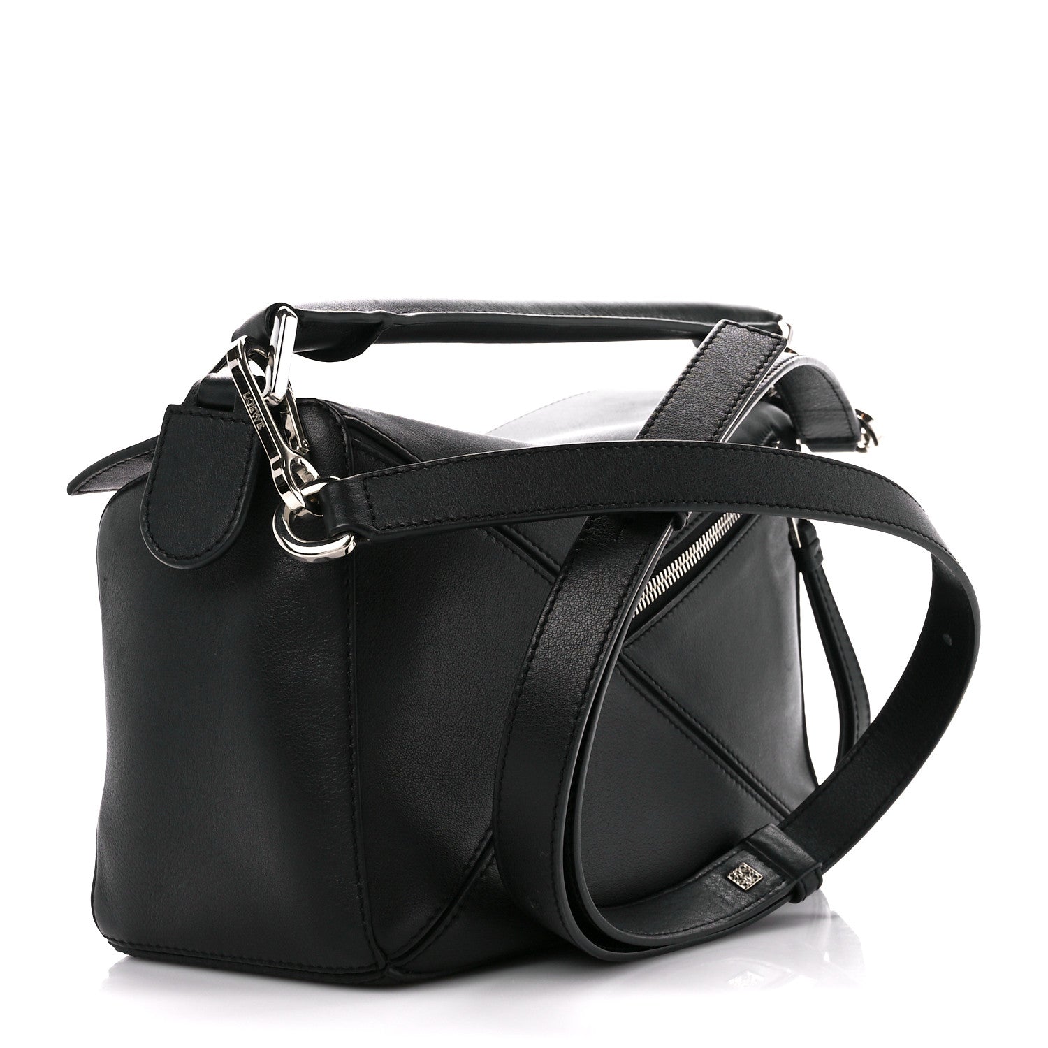 Loewe Calfskin Small Puzzle Bag Black 3 of 11
