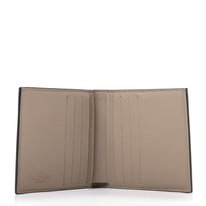 Valentino Garavani Vitello Rockstud Bi-Fold Wallet Light Beige 4 of 6