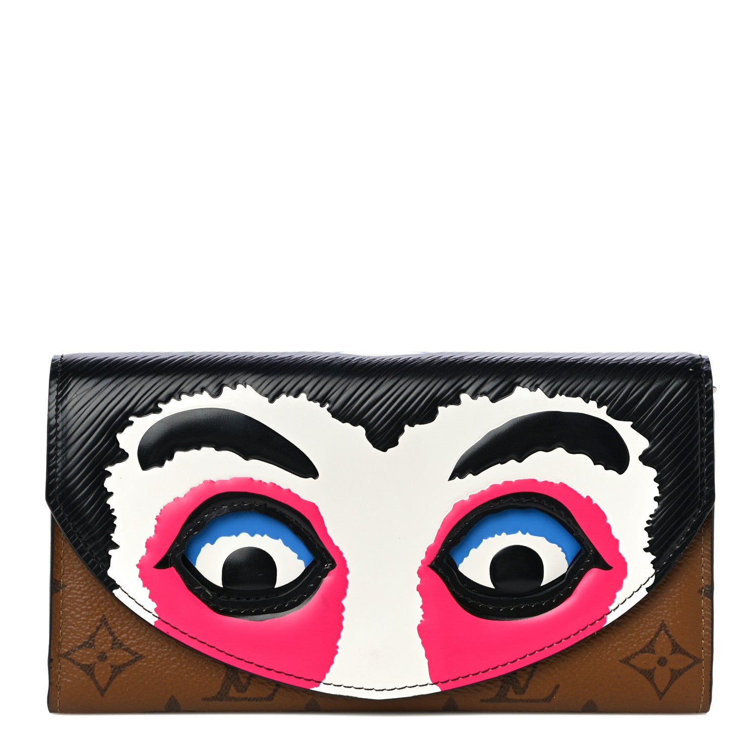Louis Vuitton Reverse Monogram Kabuki Sarah Wallet 1 of 9