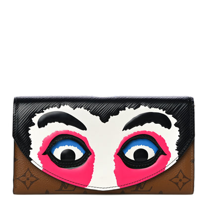 Louis Vuitton Reverse Monogram Kabuki Sarah Wallet 1 of 9