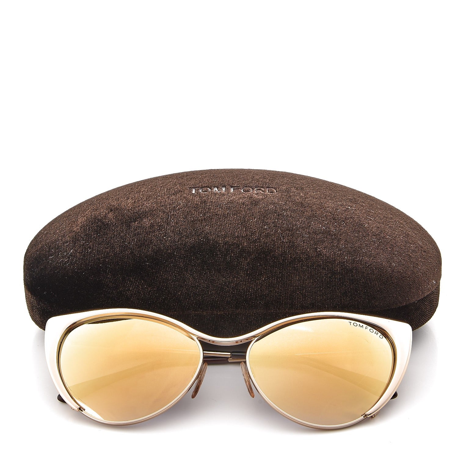 Tom Ford Nastasya Cat Eye Sunglasses TF304 Rose Gold 8 of 8