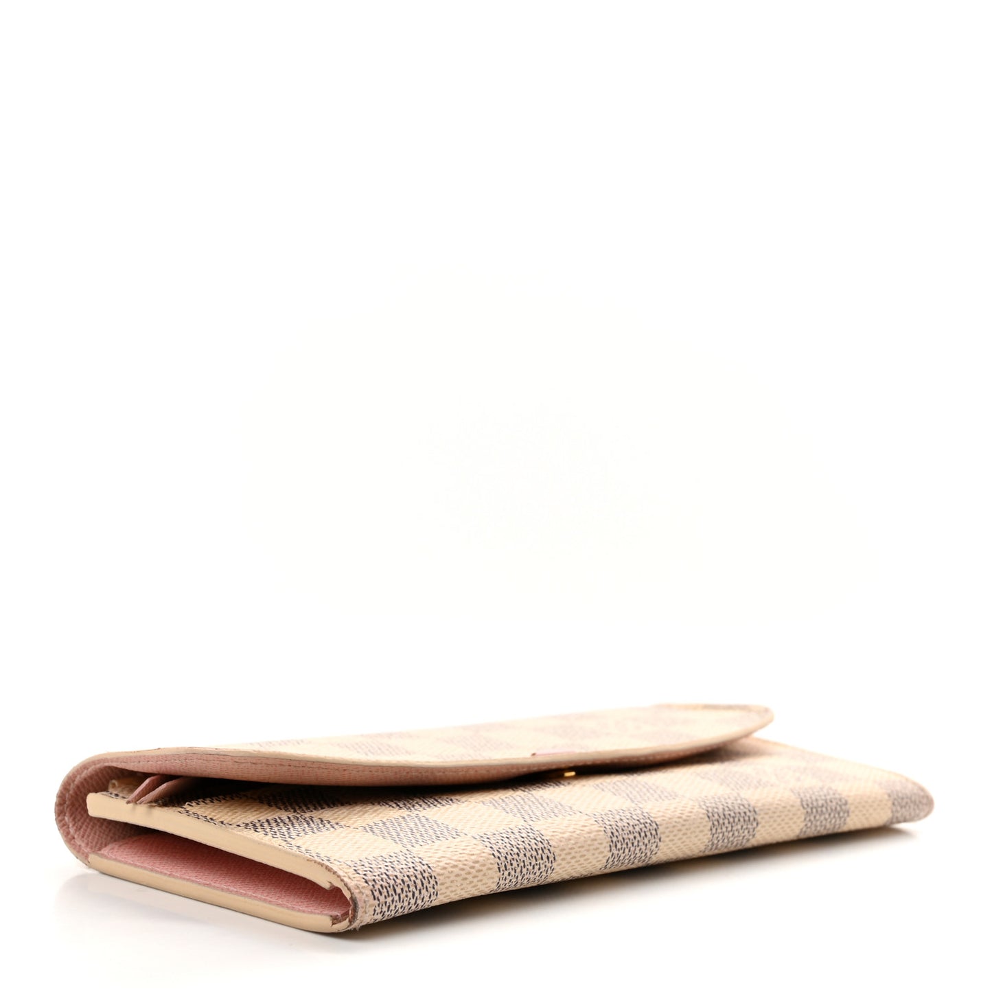 Damier Azur Emilie Wallet Rose Ballerine