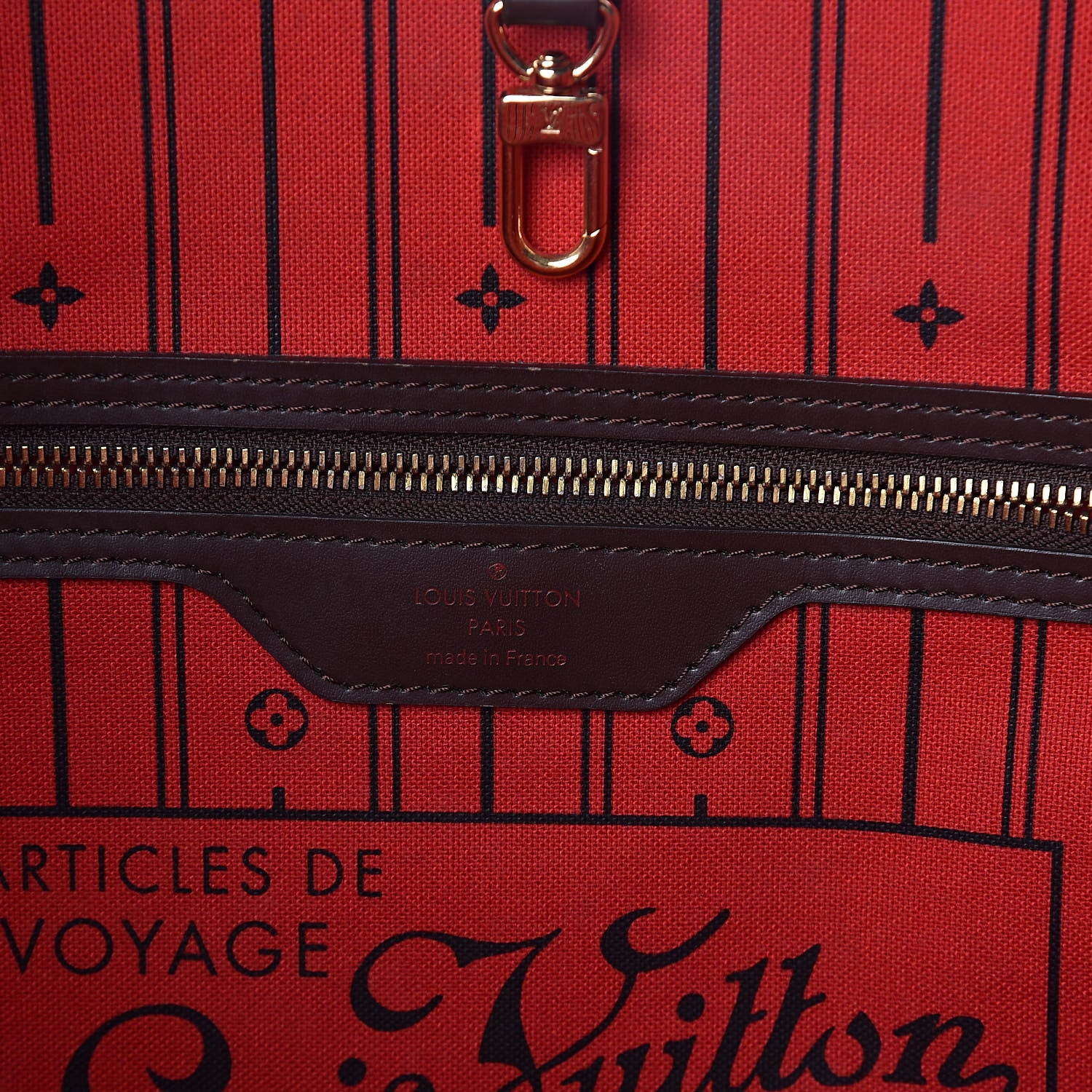 Louis Vuitton Damier Ebene Neverfull GM 6 of 11