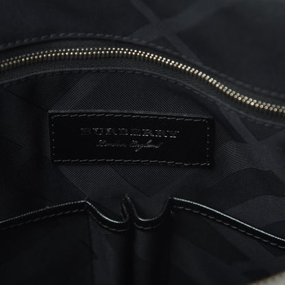Burberry Textured Calfskin Barrow Briefcase Black 6 of 15