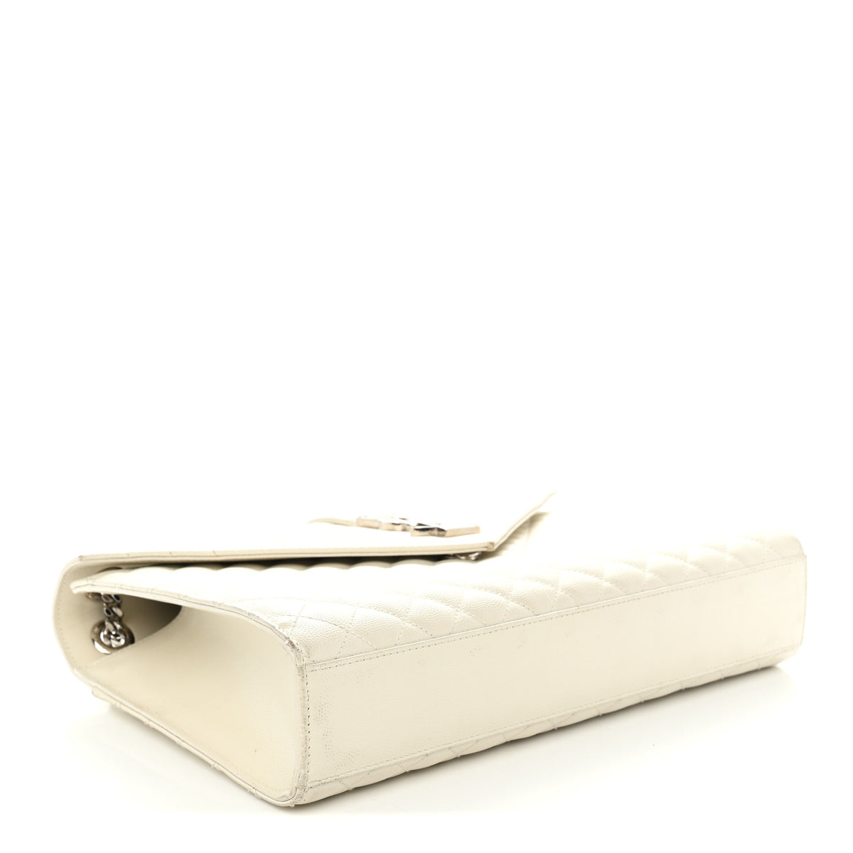 Grain De Poudre Large Tri-Quilt Monogram Satchel Porcellana