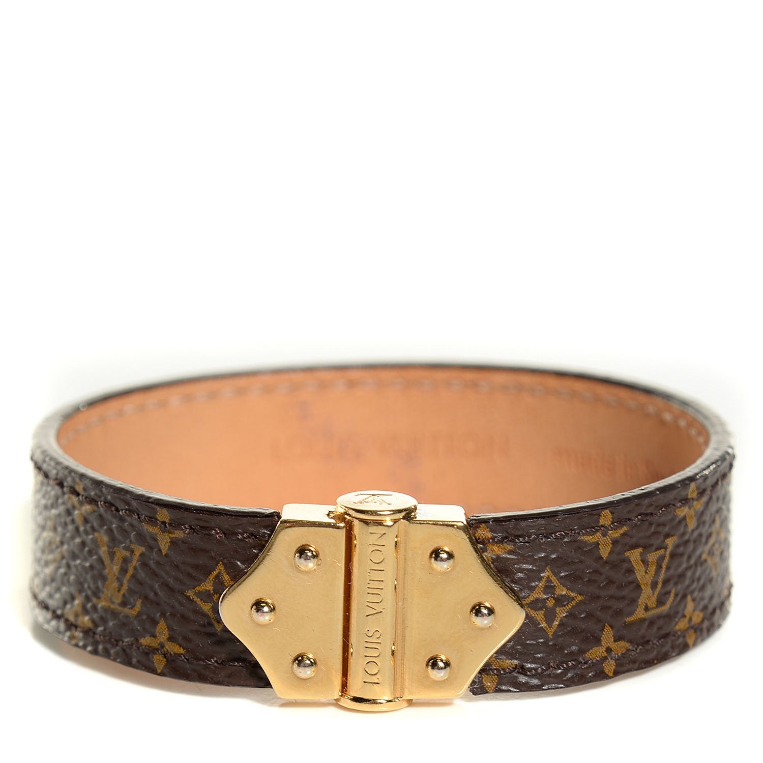 Louis Vuitton Monogram Nano Bracelet 17 1 of 6