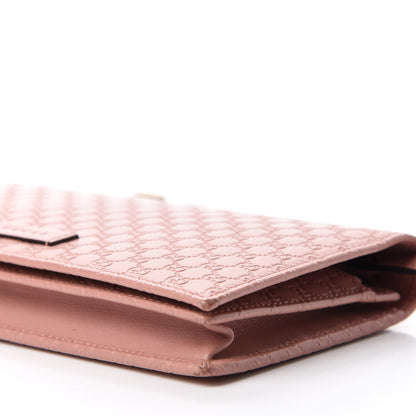 Gucci Microguccissima Crossbody Wallet Soft Pink 7 of 13