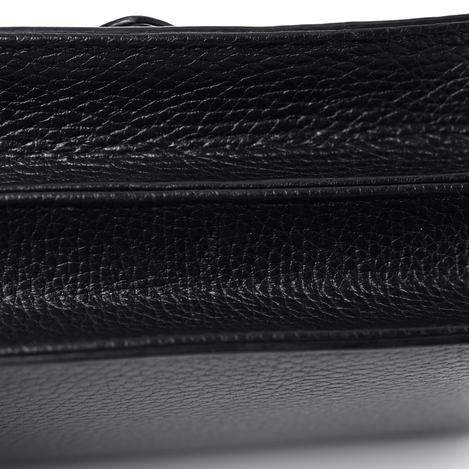 Gucci Dollar Calfskin Small Interlocking G Shoulder Bag Black 13 of 15