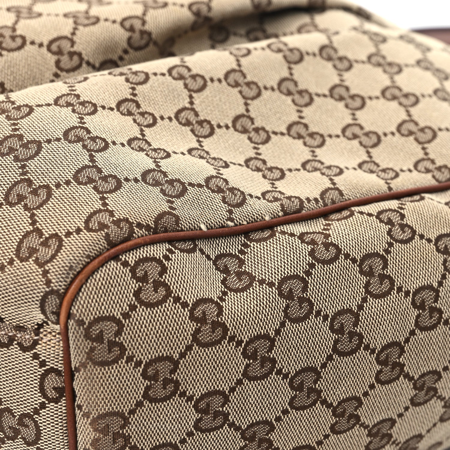 Gucci Monogram Large Sukey Tote Brown 11 of 13
