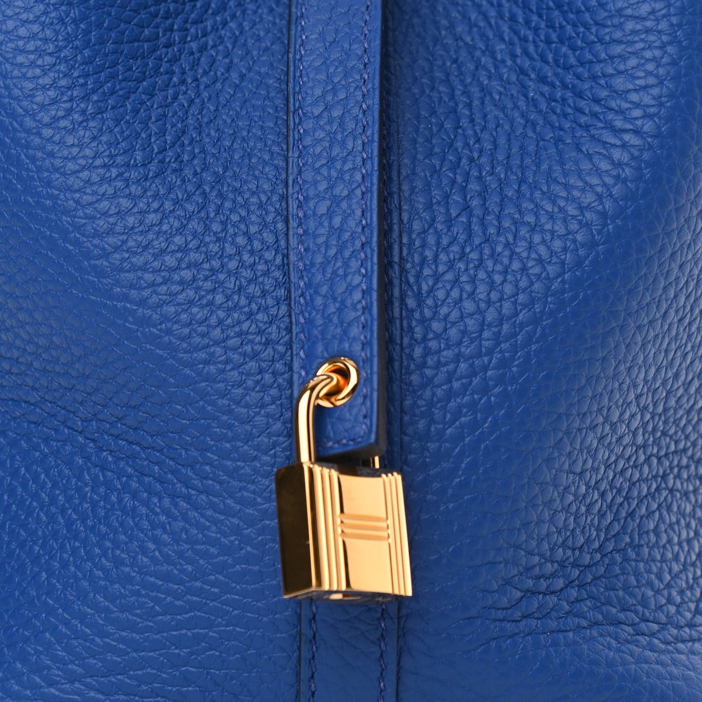 Taurillon Clemence Picotin Lock 18 PM Bleu Electrique