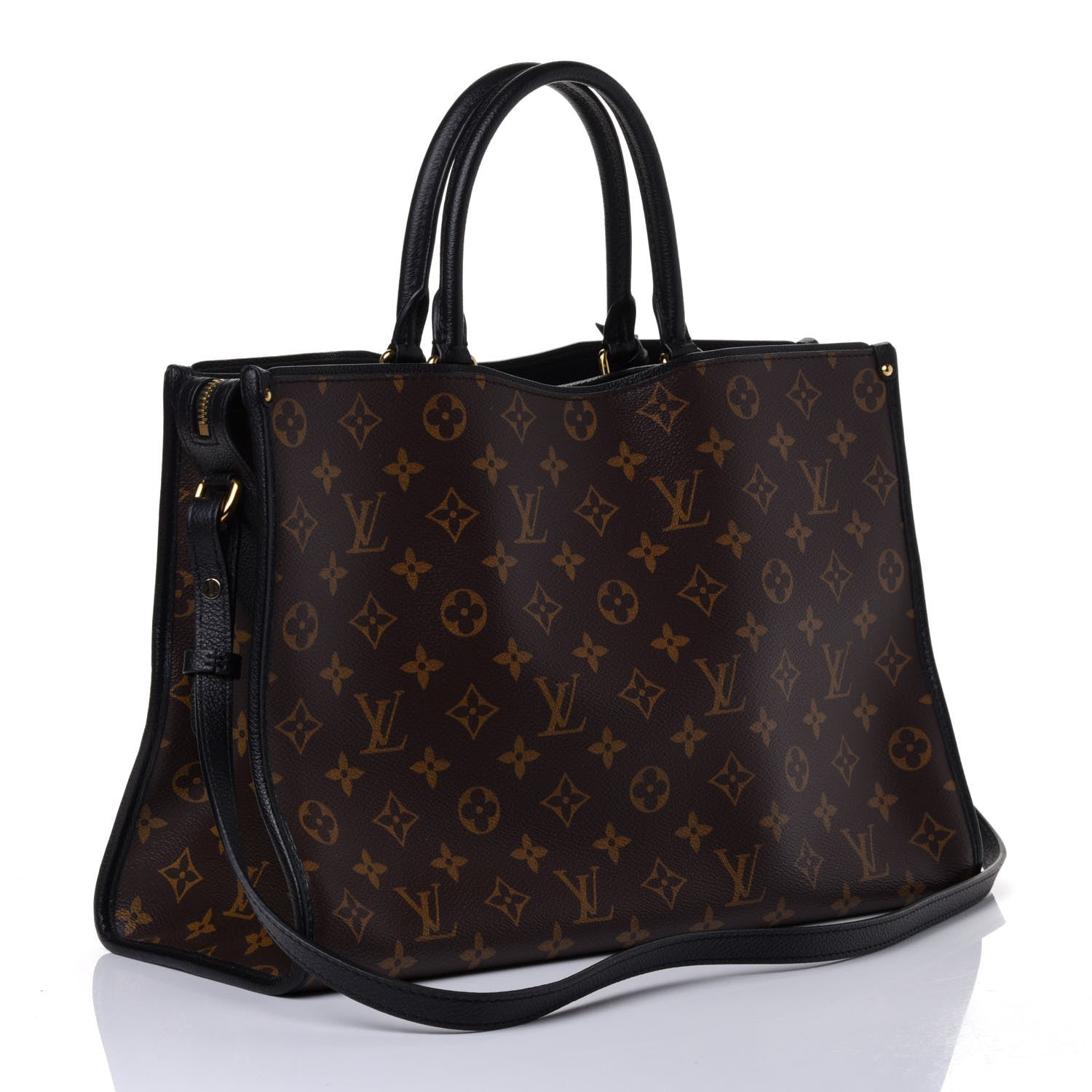 Louis Vuitton Monogram Popincourt MM Black 2 of 4