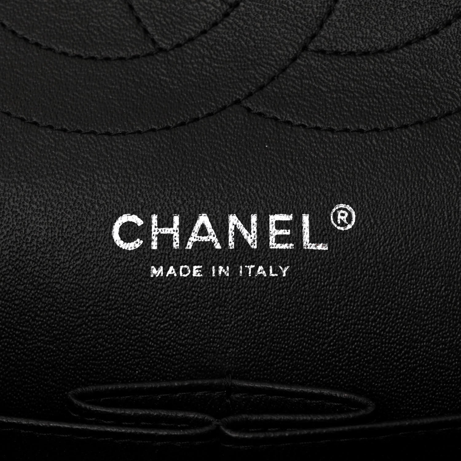 Chanel Lambskin Chevron Quilted Jumbo Double Flap So Black 6 of 10