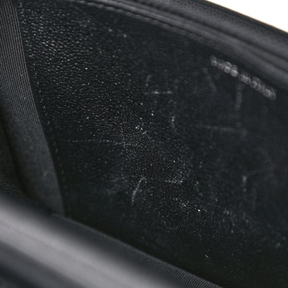 Chanel Grained Calfskin Quilted CC Box Wallet On Chain WOC Black 15 of 17