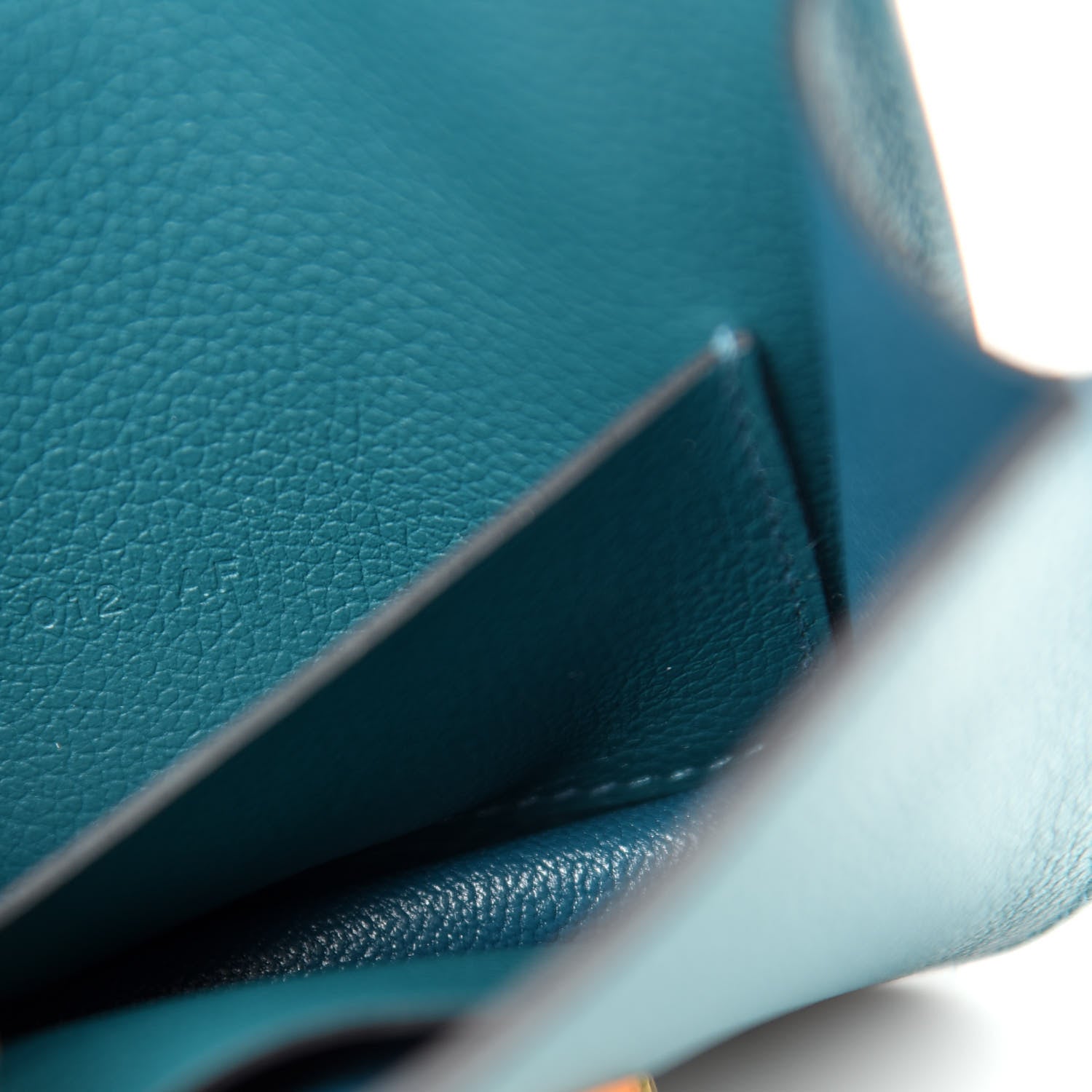 Hermes Evercolor Constance Slim Wallet Vert Bosphore 9 of 9
