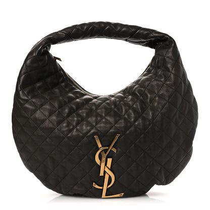 Saint Laurent Lambskin Quilted Maxi Icare Shopping Tote Light Musk 1 of 11