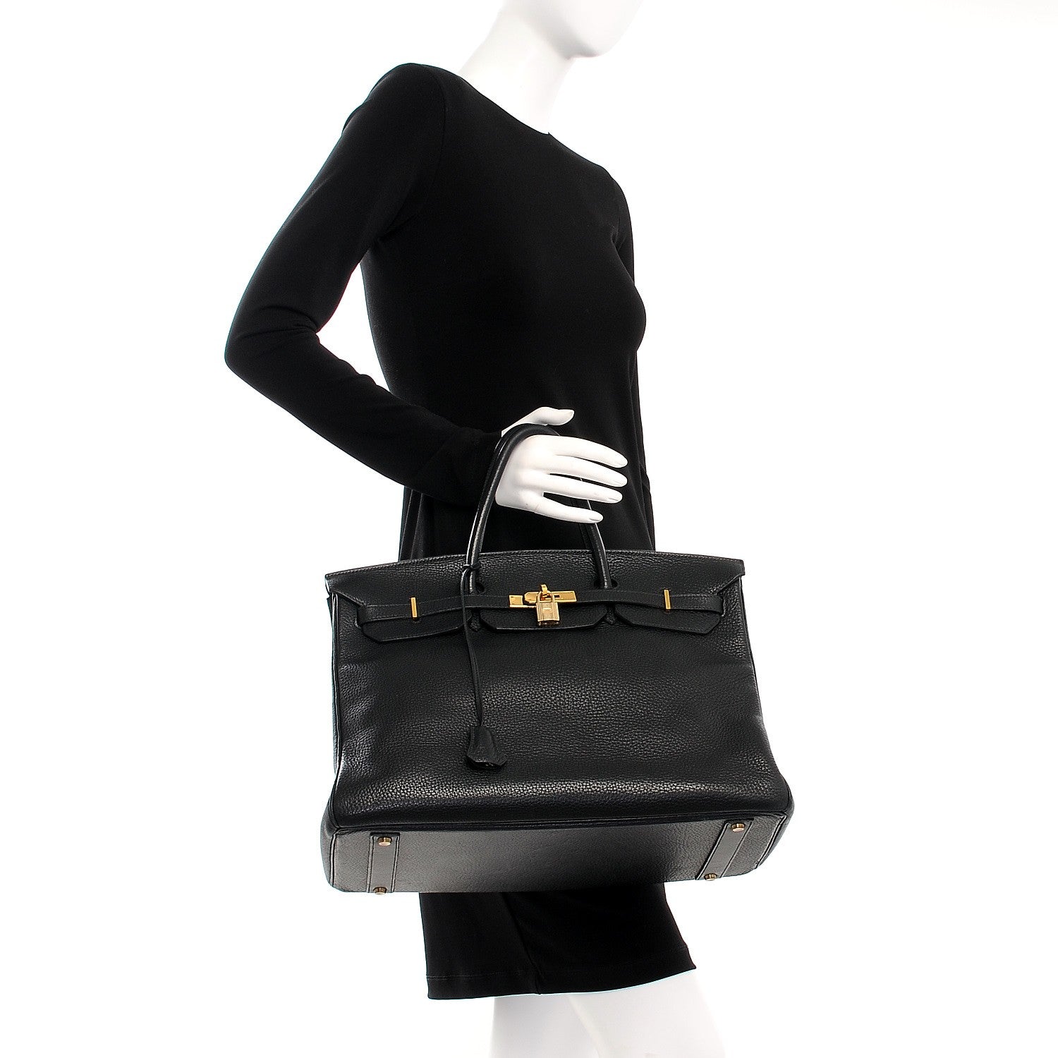 Hermes Togo Birkin 40 Black 2 of 32